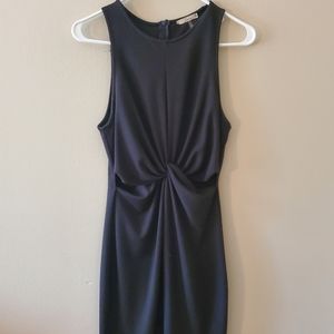 Black body con dress with cut outs